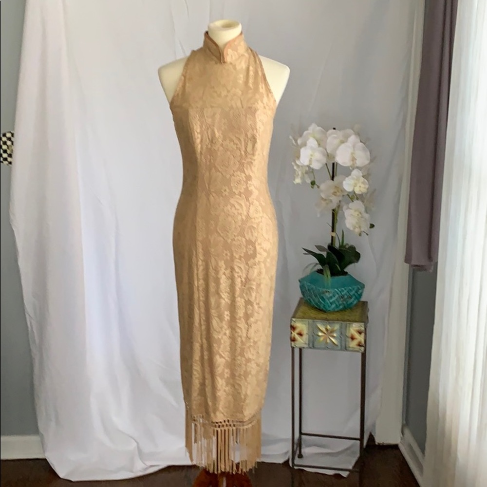 Vintage BB collections dressy size 6 gold lace